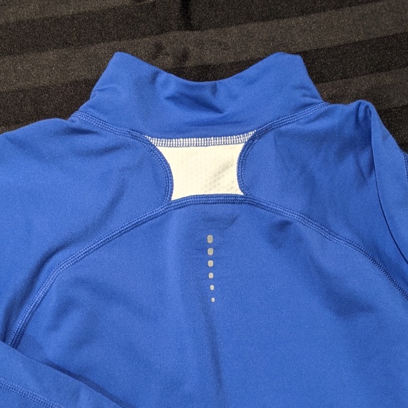 The North Face 1/4 Zip Vapor Wick Blue/White Running Long Sleeve - Size M - Picture 10 of 10